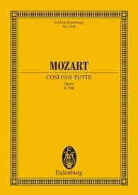 Mozart: Cos fan tutte K 588 (Study Score) published by Eulenburg